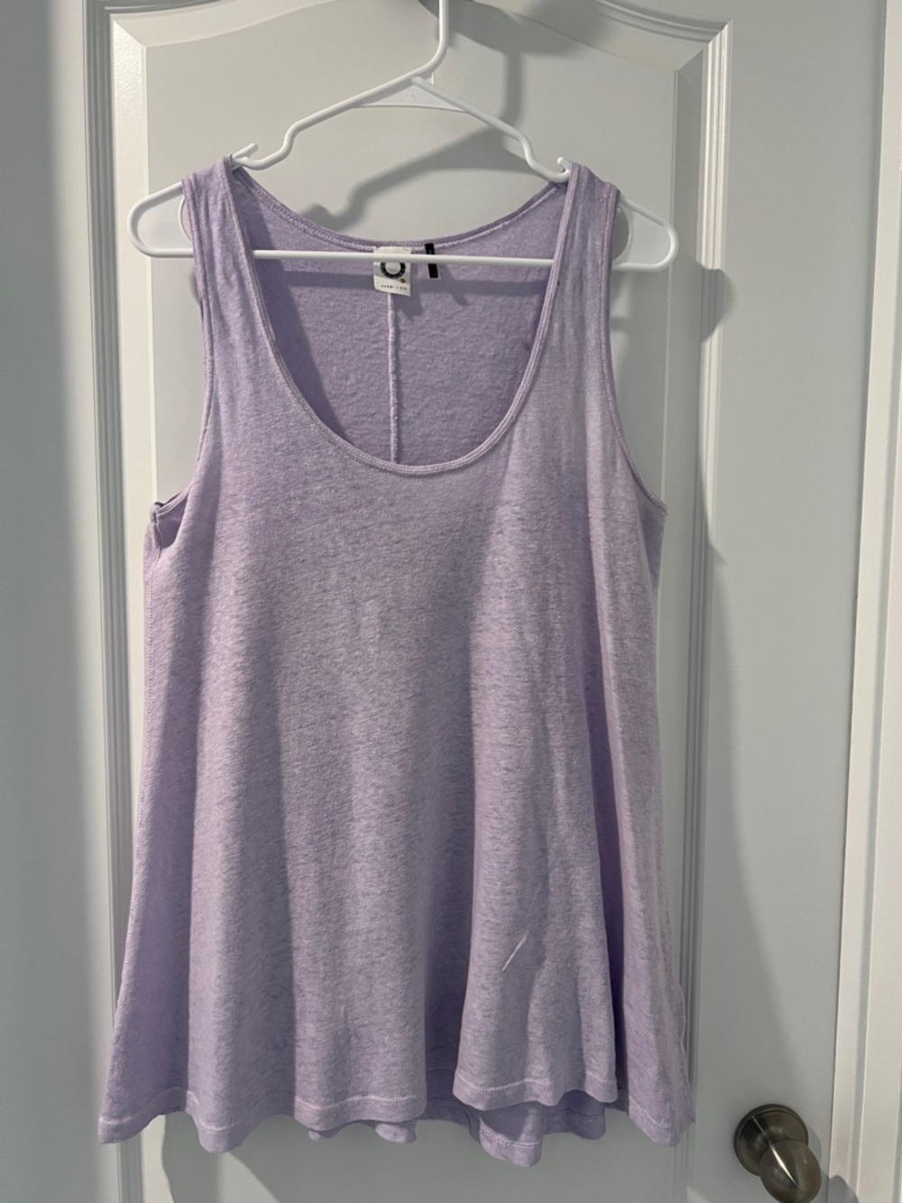 Flowy Lavender Scoop Neck Tank Top